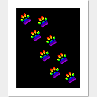 Pride paws Posters and Art